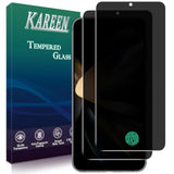 [2 Pack Privacy Screen Protector For Samsung Galaxy S23 5G 6.1-Inch Anti Spy Private Tempered Glass, Support Fingerprint Unlock, Anti-Scratch, Bubble Free