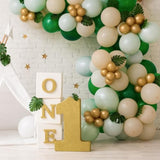 87Pcs Dark Green Balloons Different Sizes 18 12 10 5 Inch For Garland Arch, Green Latex Balloons For Birthday Party Baby Shower Wedding Halloween Christmas Party Decoration