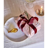 Burgundy Velvet Ribbon 1'' 25 Yards For Christmas Tree, Gift Wrapping, Flower Bouquet, Wreath Decorations, Bow Making