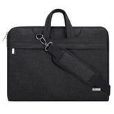 Voova Laptop Bag Case 17 17.3 Inch with Shoulder Strap & Handle, Waterproof Computer Sleeve Cover Compatible with 17-18” MacBook HP Acer Asus Dell Lenovo, Slim Briefcase for Men Women, Black