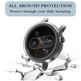 Watch Screen Protector Compatible for CMF Watch Pro 2, Tempered Glass Film Anti Scratch High Definition Full Coverage and Soft TPU Protective Case