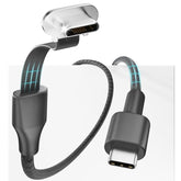 Usb C To Usb C Cable, 60W 3.3Ft Flat Usb C Charging Cable, Right Angle Type C Charger Fast Charging Compatible With Steam Deck, Rog Ally, Samsung S23/S22/S21, Iphone 16/15 Pro/Pro Max, Macbook Etc.