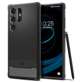 Spigen Rugged Armor Case for Samsung Galaxy S24 Ultra - Matte Black
