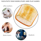 Toasty Comfort Mouse Pad, Start Your Day with a Dash of Coziness (Croissant)