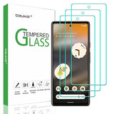(3 Pack) Compatible For Google Pixel 6A 5G / Google Pixel 6A Screen Protector Tempered Glass,Touch Sensitive,Case Friendly, 9H Hardness