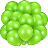 48 Pieces Neon Green Balloons Green Lime Latex Balloons For St Patrick'S Day Baby Shower Gender Reveal Birthday Wedding Graduation Jungle Safari Party Decorations