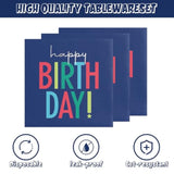 141-Piece Dark Blue Party Supplies for Baby Shower or Birthday for 20 Guests