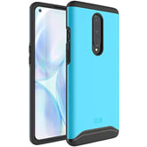TUDIA Merge Compatible with OnePlus 8 5G UW Case, Military Grade Shockproof Slim Dual Layer Rugged Protective Phone Case, Blue, Fits Verizon UW Version Only