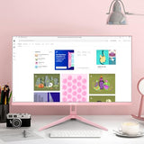 Pink 24 Inch Gaming Monitor 200Hz Refresh Rate Fhd 1080P Resolution Fast Ips Panel 1Ms Gtg Response Time Adaptive Sync Built-In Speakers Pink Monitor