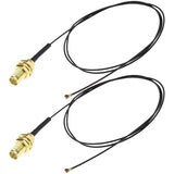 2Pcs Ipex 4 To Rp-Sma Cable Antenna Replacement Compatible With Intel Ax200Ngw 8265Ac 8265Ngw 7265Ac 9560Ac M.2 Ngff Ipx U.Fl Mhf4 Coaxial Pigtail Cables