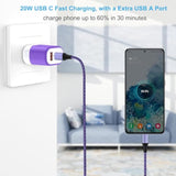 Charger For Samsung Galaxy Z Flip 7 Fe 6 5 4 3 2, Z Fold 7 6 5 4 3 5G, Fast Charging Phone Charger Block For S25 Edge, S25+ S25 S24 S23 S22 S21 S20 Note 20, Wall Power Adapter With Usb C To C Cable