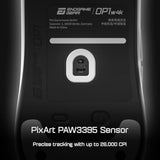Op1W 4K Wireless Gaming Mouse White β 4000Hz Polling Rate, Gamer Mouse Wireless | Kailh Gx Switches | Pixart Paw3395 Optical Mouse Sensor