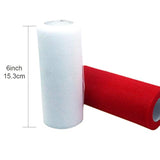 3 Colors(6 Inches By 25 Yards/Spool)Christmas Tulle Rolls Tulle Fabric