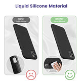 Compatible With Iphone 11 Pro Max Case,Ultra Slim Fit Iphone Case Liquid Silicone Gel Cover With Full Body Protection Anti-Scratch Shockproof Case (Black)