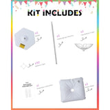 Adjustable 7FT Balloon Column Stand Kit: Stainless Steel Party Decor (2 Sets)