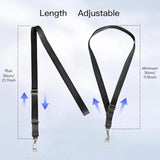 Phone Lanyard 1-Pack Adjustable 21.65in Anti-Theft Crossbody Black