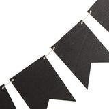 Wooden Chalkboard Banner Bunting Pennant Diy Hanging Garland Decoratio