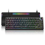 M68 He V2 Rapid Trigger Keyboard 60% Percent, Hall Effect Topographic Gaming Keyboard, Wired Rgb Custom Mechanical Key Board With Magnetic Switch, Pbt Keycaps For Mac/Win (Black)
