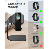 Charging Stand Dock Replacement For Fitbit Charge 6, Charge 5 And Luxe - Aluminum Base Station With 4.2Ft Usb Cord For Smartwatches