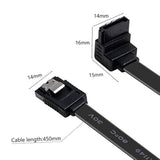 BENFEI SATA Cable III, 3 Pack SATA Cable III 6Gbps 90 Degree Right Angle with