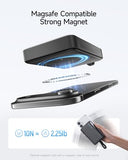Magnetic Power Bank, 10000mAh Portable Charger, 20W Fast Charging & 7.5W Wireless, Built-in USB-C Cable, Battery Pack for iPhone 15/16/17 Series,