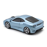 Wireless Mouse Sports Car Mouse Computer Optical Mice For Pc Laptop Mac (Light Blue)