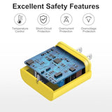 Iphone 17 16 Air Charger Fast Charging - 2 Pack 20W Usb C Charger Block With 6Ft Type C Cable Compatible With Iphone 17/17 Pro/17 Pro Max/Air/16/16E/15, Ipad Pro, Air M3/M2/5/4, 11Th/10Th?Yellow?