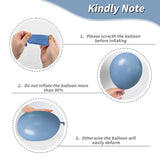 50Pcs Dusty Blue & Green Balloons 12" for First Birthday & Baby Shower Decor