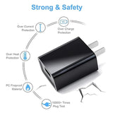 Wall Charger & Micro Usb Cable Charging Cord Fit For Alcatel Go Flip, Go Flip 3, Go Flip V,Att Cingular Flip 2/3 Iv, My Flip 2 A406Dl, Smart Flip 4052R 4051S 5044C 5002R, 1X 1C 1S X1,Tcl A2/A3 Phone