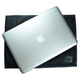 , Sleeve Compatible With Macbook Air/Pro 13 Inch With M1 Chip, Handmade From Waxed Canvas - Charcoal Black