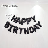 Happy Birthday Balloon Banner 40 Inch 30 Balloon Number 16 Inch Happy Birthday Letters Balloons Black Foil Mylar Balloons For Women And Man 30Th Birthday Decorations Party Supplies