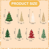 32-Piece Christmas Tree Hanging Swirl Decorations for Party and Home