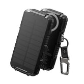 Solar Charger Power Bank 27,000Mah, 65W Pd3.0 & Qc3.0 Fast Charging Powerbank External Battery Pack Portable Wireless Chargers With Flashlight And Carabiner, Compatible With Magsafe & Qi