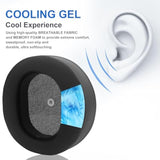 Maxwell Cooling Gel Ear Pads Replacement Ear Cushions Compatible With Audeze Maxwell Headphones High-Density Memory Foam Earpads Thicker Earmuffs Mesh Fabric Ear Cups Cover Repair Parts - Black