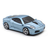 Wireless Mouse Sports Car Mouse Computer Optical Mice For Pc Laptop Mac (Light Blue)