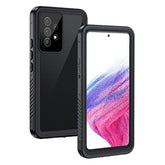 For Samsung Galaxy A53 5G Case, Ip68 Waterproof Dustproof With Built-In Screen Protector, Heavy Duty Full Body Protective Phone Case For Samsung A53 5G, Black/Clear