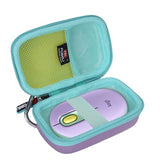 Travel Case For Logitech Pebble M350 M355 I345 Wireless Mouse, Shockproof Protective Carrying Bag Organizer (Case Only) (Daydream Mint)