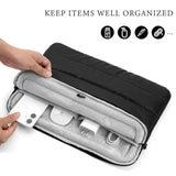 Geekria 360 Protective Puffy Laptop Sleeve for 13.8-in Microsoft Surface Laptop (2024) Copilot+ PC, 14-in Lenovo ThinkPad X1 Carbon Gen 13, Quilted Soft Puffer Bag (Black)