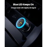 60W 3-Port Usb C Car Charger - Pd30W & Qc3.0 Fast Charging, Multi Device Compatible, Led Indicator, Durable Design, Safety Certified For Iphone 16/15/14/13/12 Series