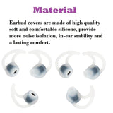 Large Earbud Tips 3 Pairs Soft And Comfortable Silicone Earbud Tips Noise Isolation Tips White Earbud Replacement Tips Compatible With Bose Soundsport Freestyle /Ie2 /Ie3 Earphones