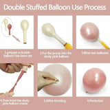 Dusty Rose Balloon Garland Kit: Pearl Pink Boho Wedding Decor