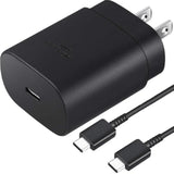 25W Samsung Charger Fast Charging,Type C Charger Usb C Samsung Fast Charger For Galaxy S25 Ultra/S25+/S25/S24+/S24 Ultra/S23/S23+/S22/S22+/S21/S20,Note 20/10,A16,A15,A55,C55,Galaxy Tab/Z Fold/Z Flip