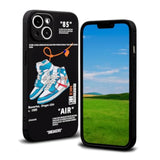 Cool Phone Case For Iphone 14 Case For Boys Men Street Design Aesthetic Shockproof Basketball Sneaker Sports Designer Cases Compatible With Iphone 14 Black