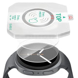 FINTIE 2 Pack Tempered Glass Screen Protector Compatible with Samsung Galaxy Watch 8 44mm 2025 with Auto-alignment Installation Frame