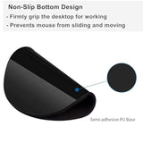 Mouse Pad With Wrist Guard, Non-Slip Rubber Base Gel Wrist Rest, Suitable For Games, Work, Office, Home And Pain Relief Mouse Pad + Coaster, Black And White Skull Head Tree