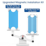 amFilm 3 Pack Magnetic OneTouch Compatible with iPhone 15 Plus 6.7" Screen Protector Tempered Glass with Magnetic Auto-Alignment Kit, Bubble Free, 9H Hardness, Case Friendly,Anti-Scratch(Magnetic &