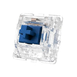 Silent Linear Switches, Classic Blue Stem 5 Pins Silent Linear Switch, Pre-Lubed Mx Silent Keyboard Switches Dolphin 62G, 90Pcs