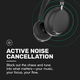 Essential Bluetooth Headphones - Over The Ear, Active Noise Cancelling Wireless Headphones + Awareness Mode, Bluetooth Headset with Mic, 50 Hours of
