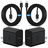 2Pack 45W Super Fast Charger Type C 10Ft, Usb C Wall Charging And Long Android Phone Charger Cable Cord For Samsung Galaxy S25 Ultra/S25 Plus/S25/S24+/S24 Ultra/S23 Ultra/S22 Plus/S21/Note 20/Note10+