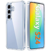 Samsung Galaxy S24 Clear Case, Military-Grade Shockproof, Slim, 6.2 Inch